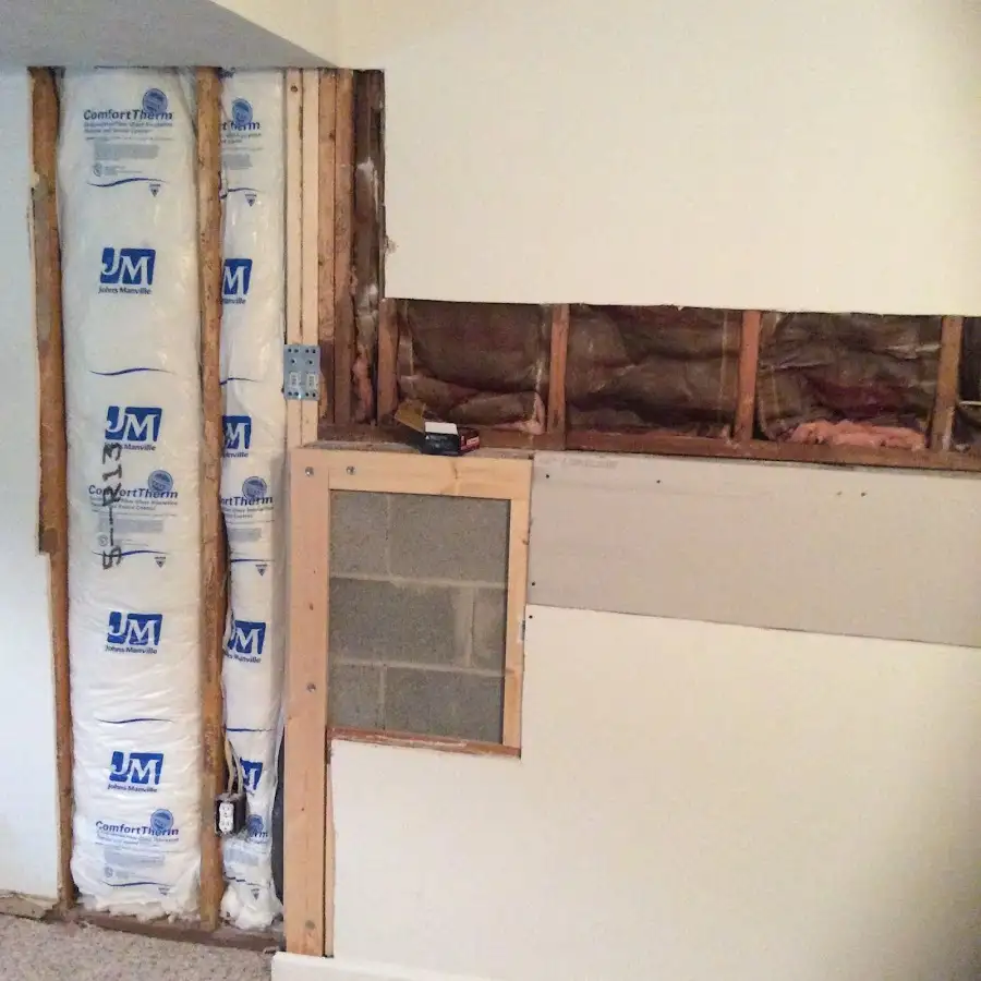 Wall insulation replacement during Odor Removal & Deodorization in Coolbaugh